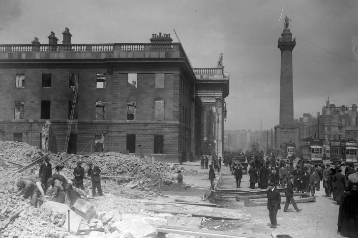 The aftermath of the Easter Rising
