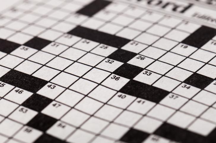 A blank crossword puzzle