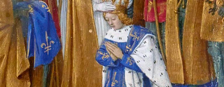 The coronation of Charles VI