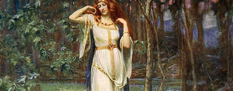 'Freyja and the Necklace' by James Doyle Penrose, 1890
