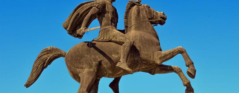 Statue of Alexander the Great in Thessaloniki