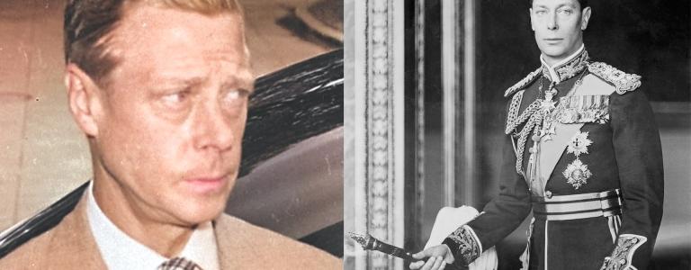 Photographs of the Duke of Windsor and George VI