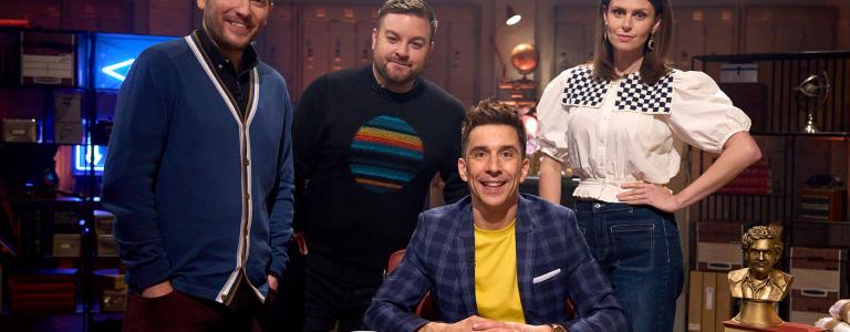 Russell Kane with guests Jon Richardson, Alex Brooker and Ellie Taylor