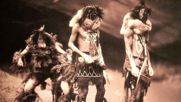 Navajo Yebichai dancers