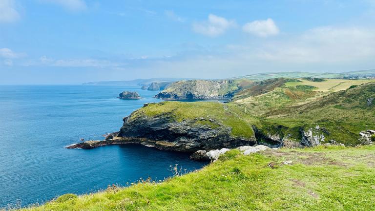 The cliffs at Tintagel