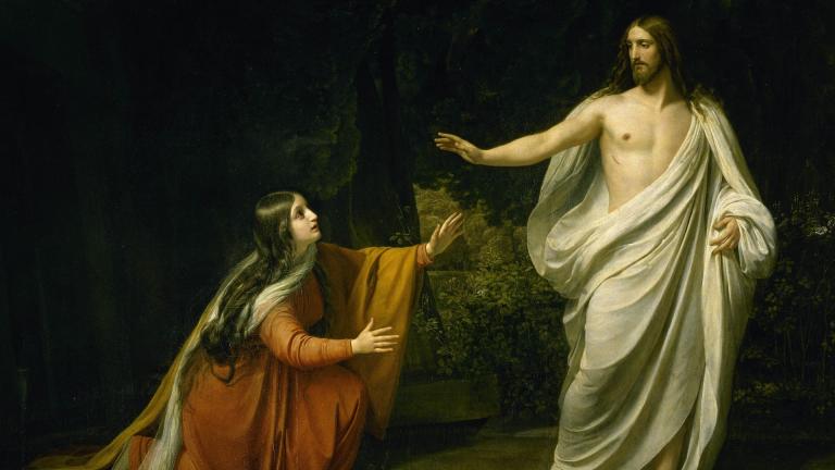 Christ's Appearance to Mary Magdalene after the Resurrection (1835) by Alexander Andreyevich Ivanov