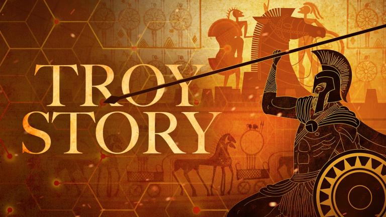 'TROY STORY' - engravings of Trojan warriors